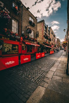 Strade colorate di Temple Bar, Dublino