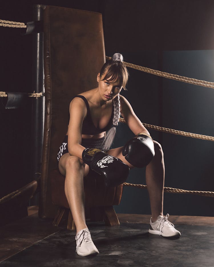 Female Kickboxing Fighter 