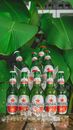 Green Glass Bottles on the Table