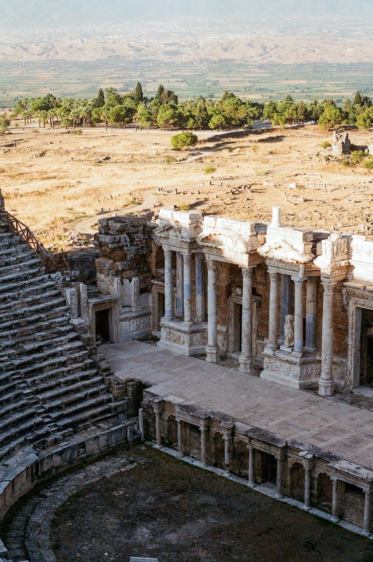 Pamukkale Theatre In Turkey