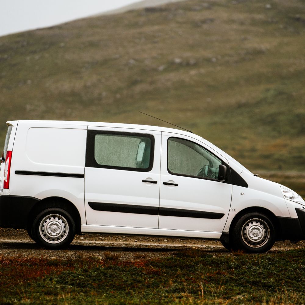 Aberystwyth — man and van team loading a removal van