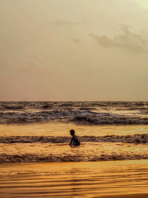 Free stock photo of coastal area, golden hours, high tides good vibes