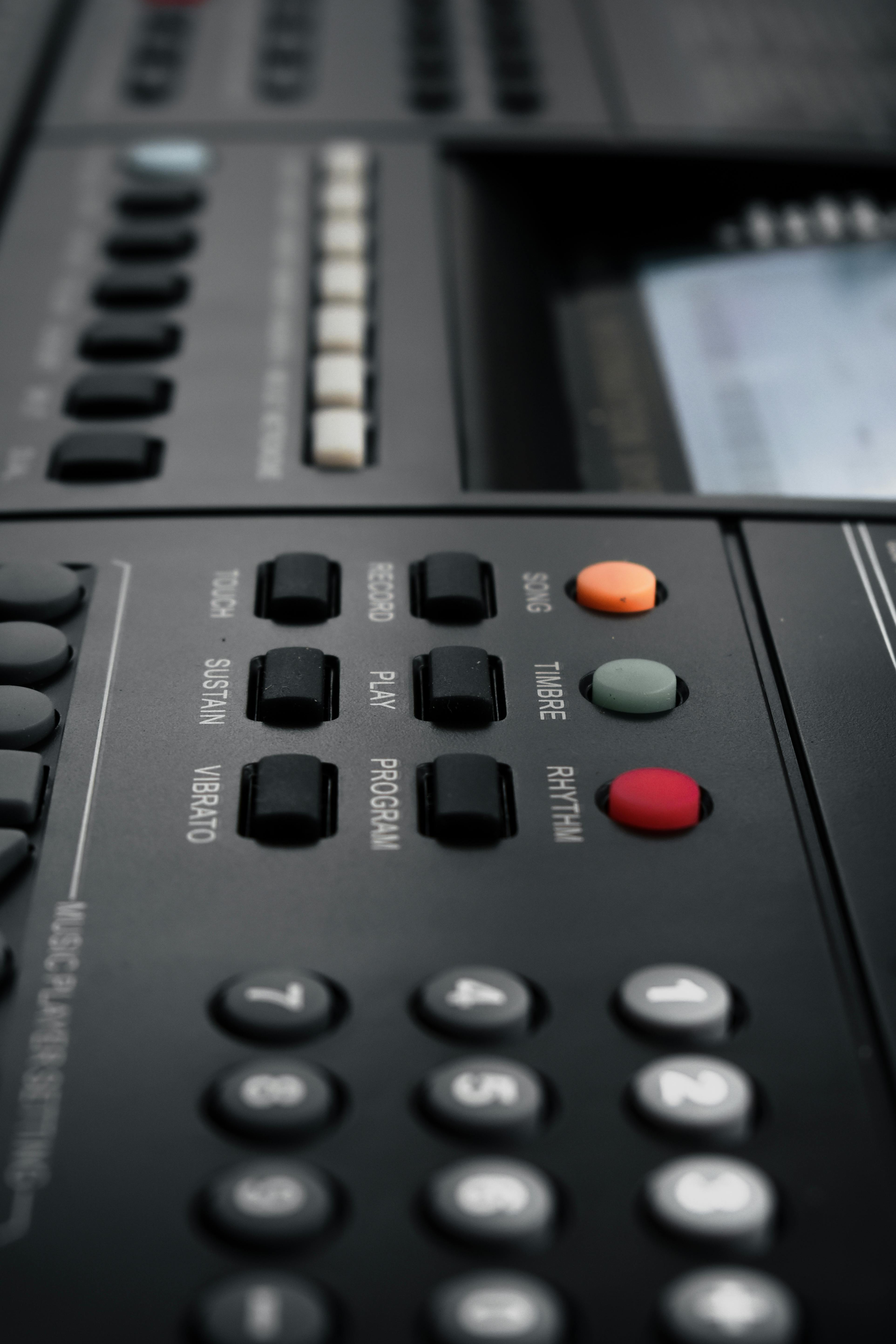 Closeup of the Red Turn Off Button on a Remote Control Under the Lights  Stock Image - Image of technology, multimedia: 188459009