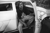 Gangster. Old wheel. Hot road. Classic car.