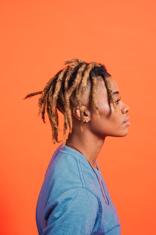 Woman with Dreadlocks Hairstyle