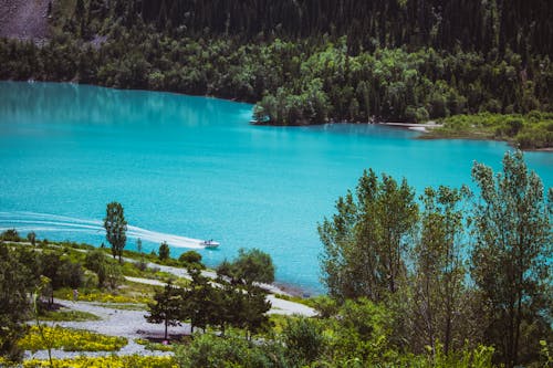 Ilmainen kuvapankkikuva tunnisteilla järvi, lintuperspektiivi, luonto