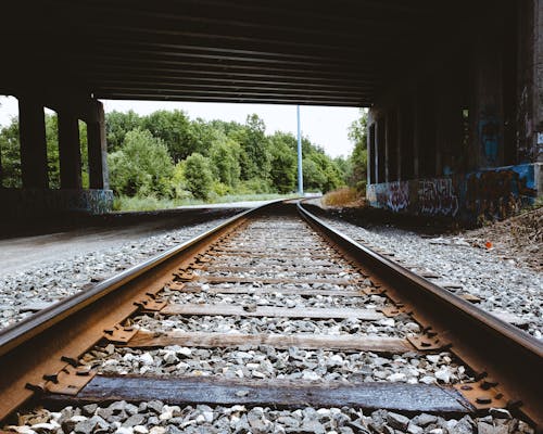 Free stock photo of bridge, railroad track, urban Stock Photo
