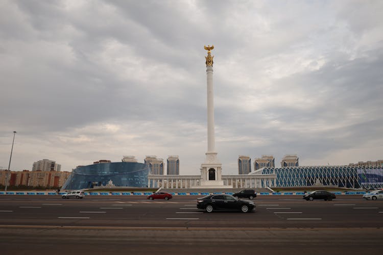 Column In City