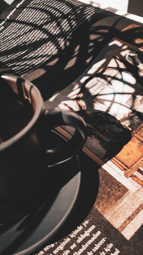 Free stock photo of coffee, herb, light and shadow