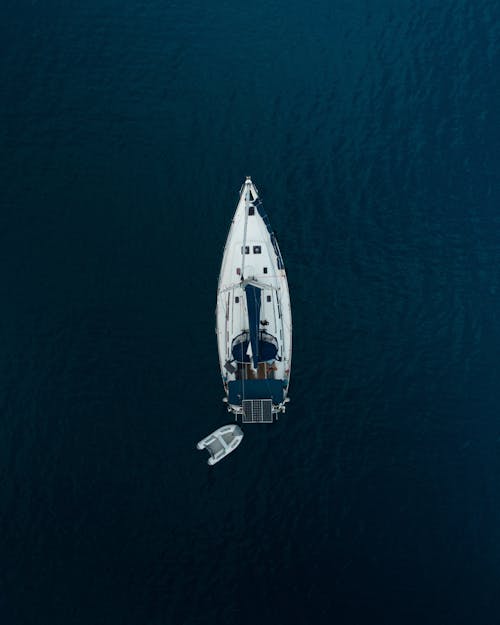 Speedboat on Blue Ocean