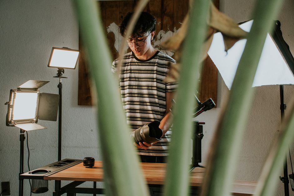 work session natural light lifestyle photo 2