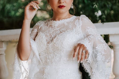 Bride with Red Lips