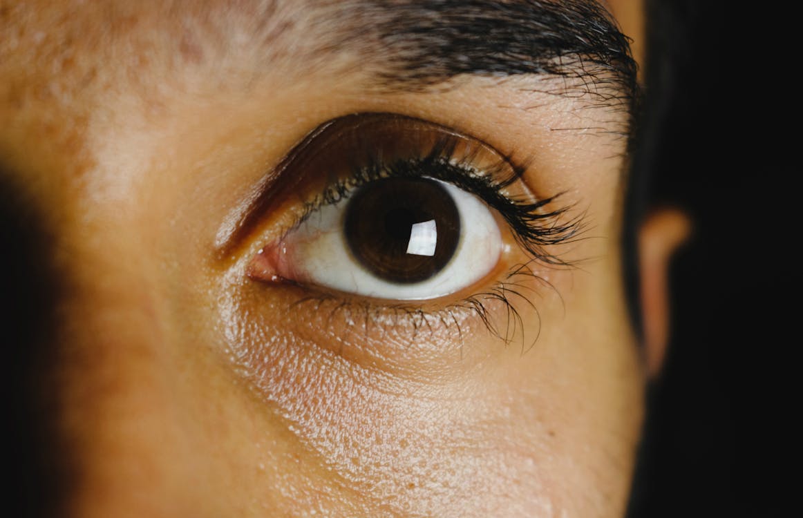 Closeup Photo of Left Human Eye