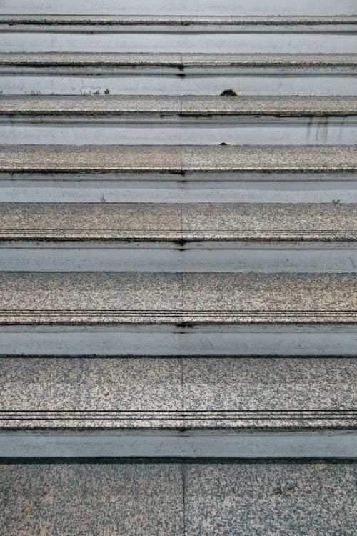 Gray Concrete Stairs