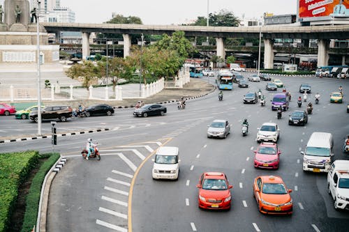 Cars on Road