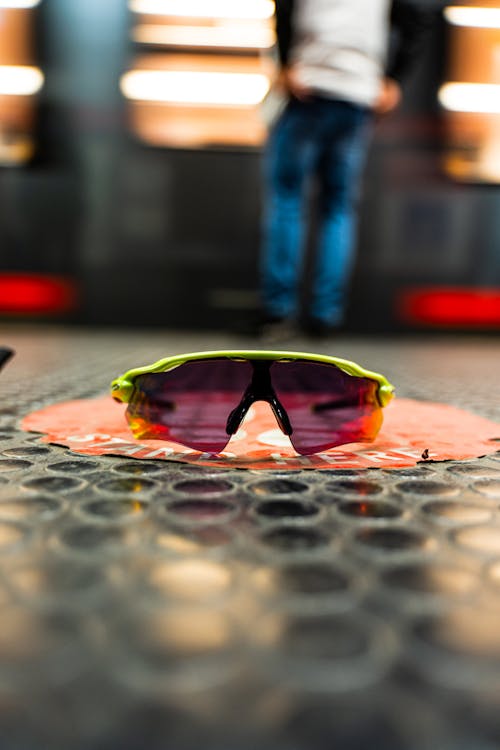 Close-up of Sunglasses on the Ground