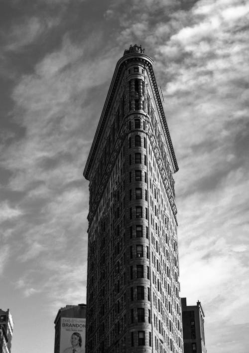 Grayscale Photography of Flatiron Building