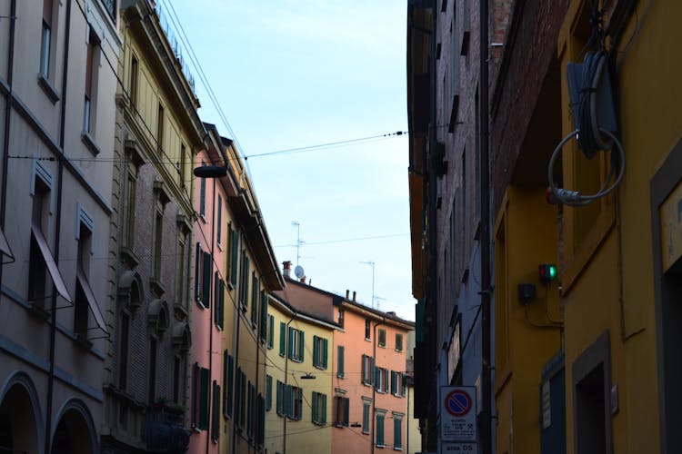 Buildings In A Town In Bologna