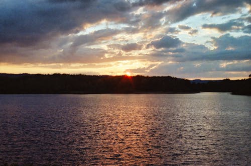 Foto stok gratis awan, badan air, danau