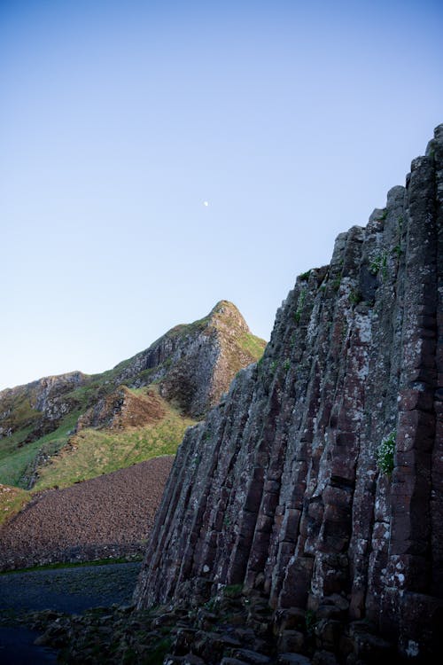 Rocks at Giants Causeway in Northern Ireland