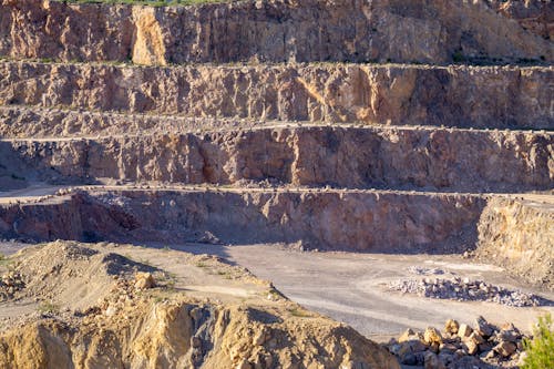 Sandstone Walls of a Mine 