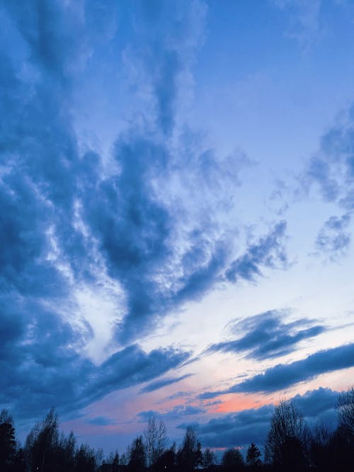 Blue and White Cloudy Sky