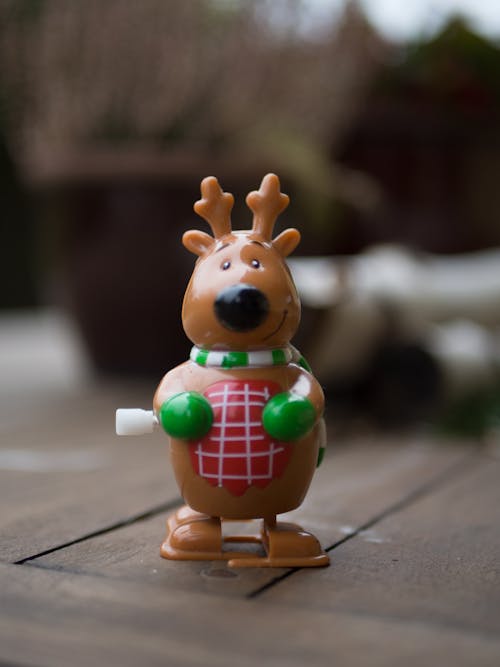 Close up of a Reindeer Figurine