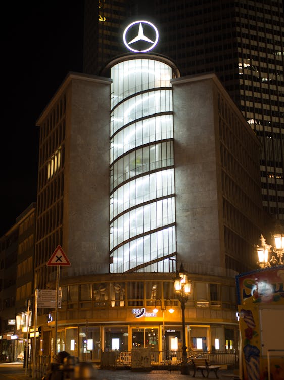 Mercedes Benz Building in Frankfurt Germany · Free Stock Photo