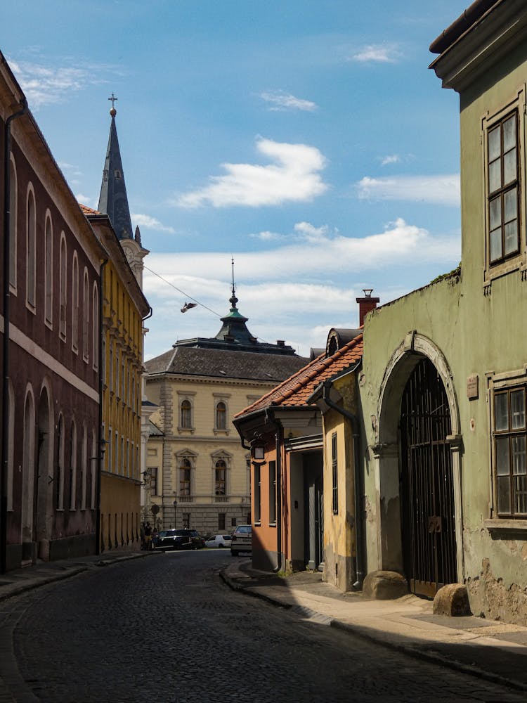 Photo Of A Cityscape Of Small Town