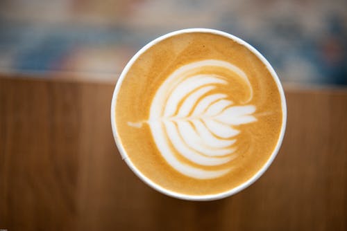 Ingyenes stockfotó cappuccino, csésze, fejlövés témában