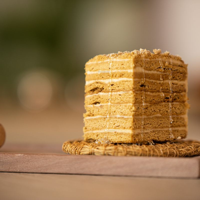 Simple Semolina Cake with Honey Drizzle