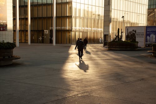 Free stock photo of building, businesman, light and shadow