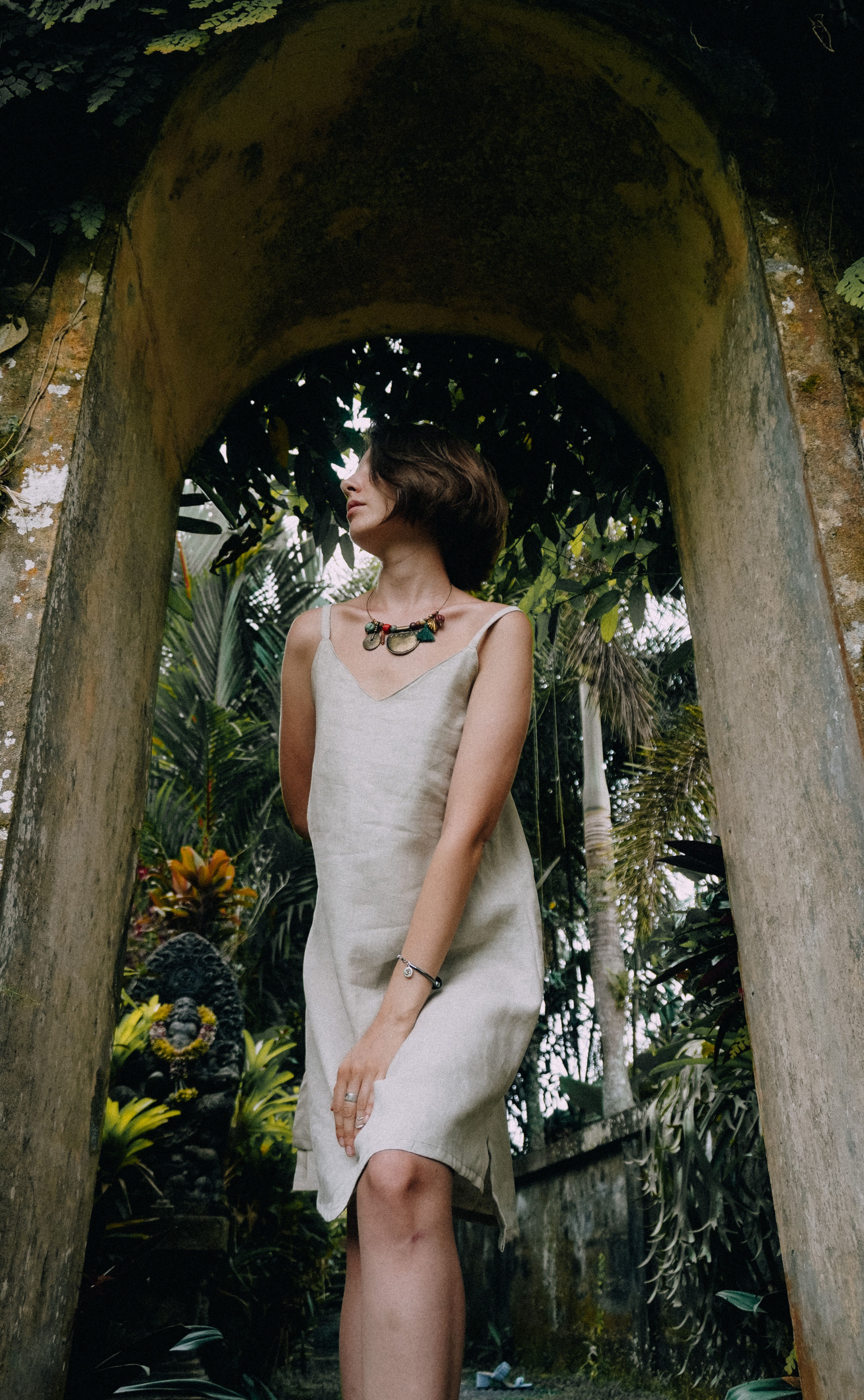 Linen Slip Dress