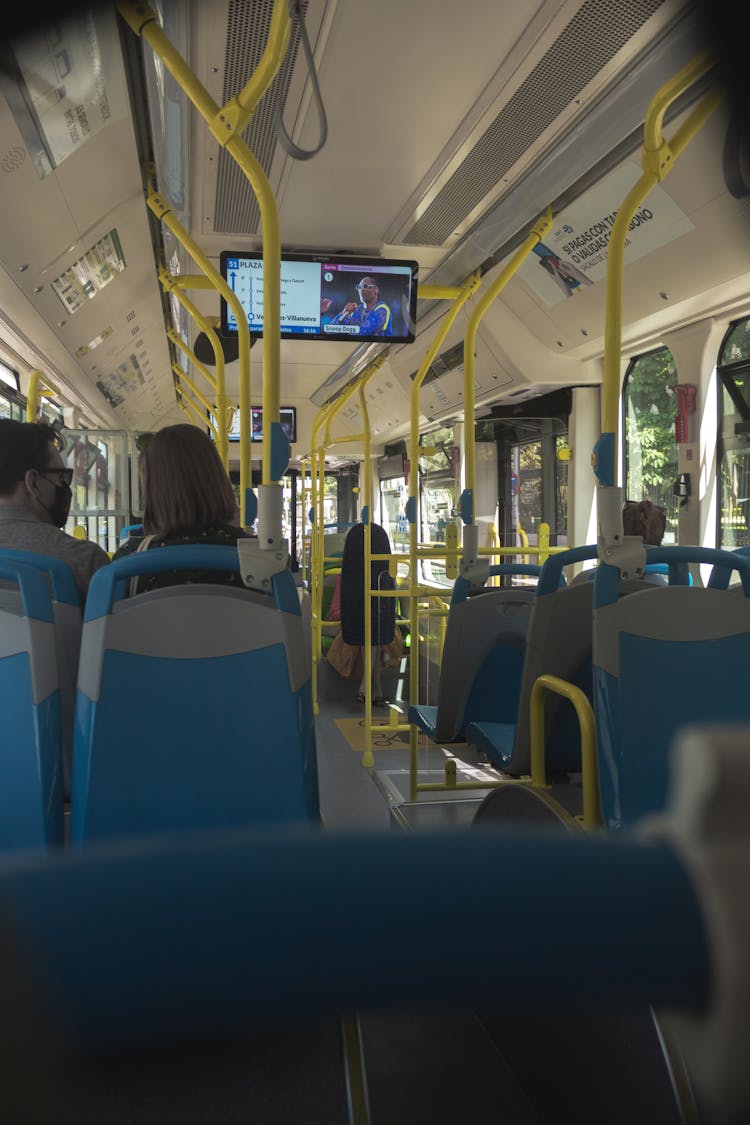 Interior Of A Public Bus