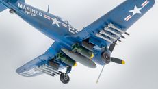 Scale model of F4U Corsair plane in 1:48