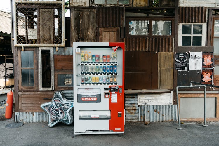 Vending Machine With Beverages