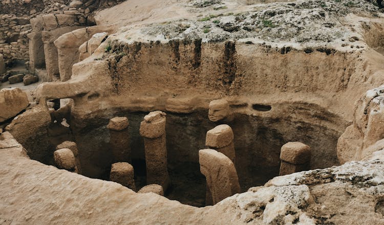 Photo Of An Archerological Excavation In Karahan Tepe, Turkey