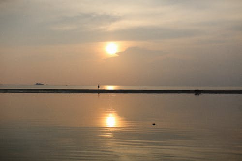 Fotos de stock gratuitas de agua, mar, puesta de sol