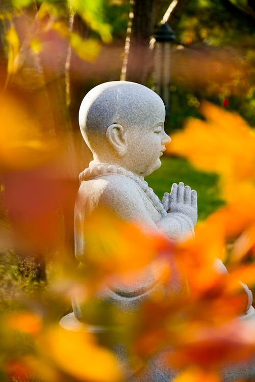 Foto profissional grátis de Buda, declínio, escultura