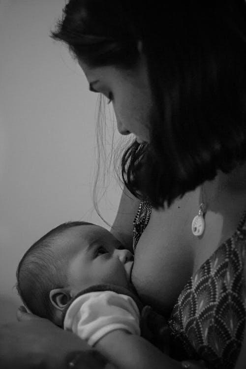 Foto profissional grátis de amamentação, bebê, criança