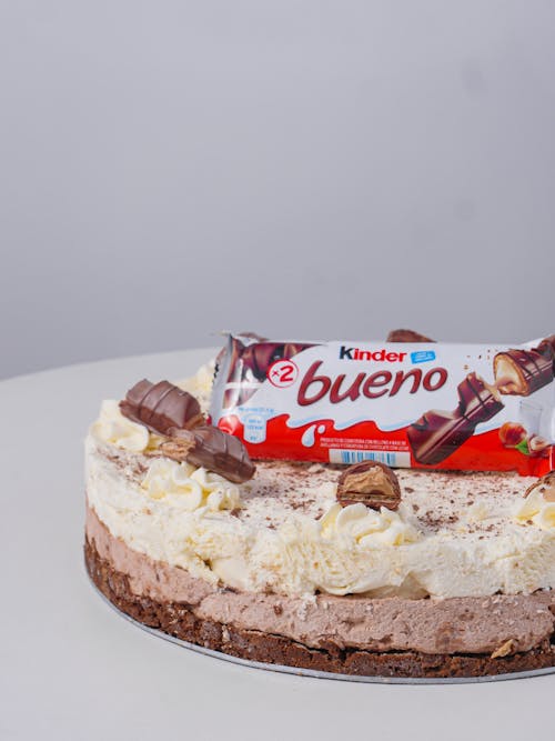 Cake with a Candy Bar on Top 