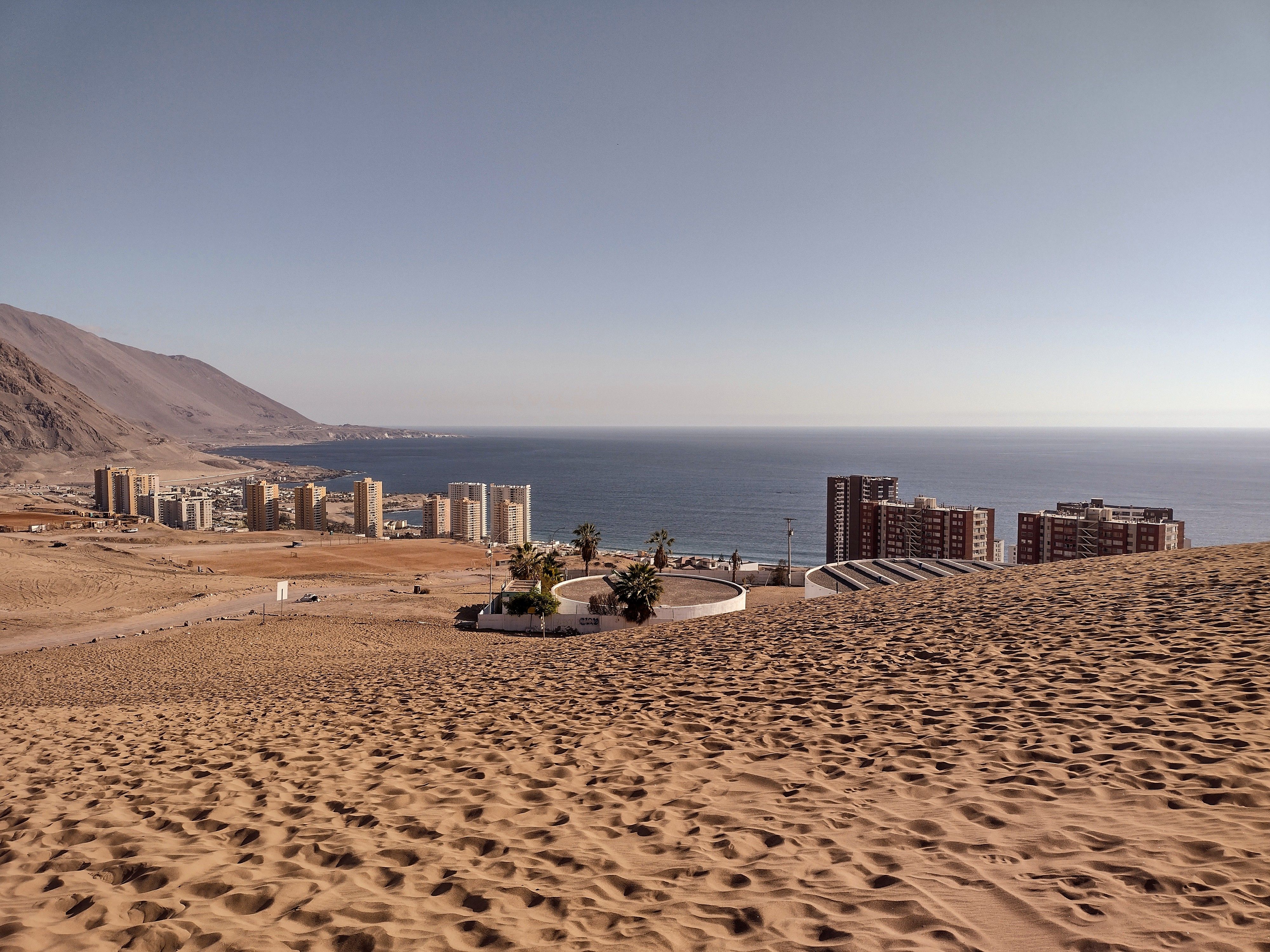 Sandboarding the Dunes Above Iquique