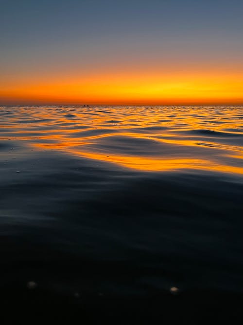 View of a Sea at Sunset