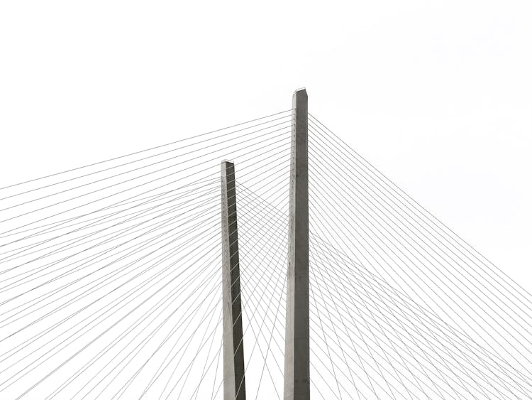 Support Beams Of A Bridge