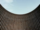 Semicircular Modern Building Shot