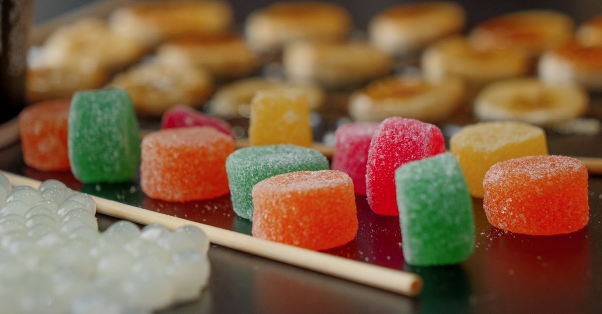 tanghulu candied fruit skewers with glossy sugar coating