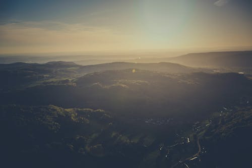 Aerial View of Mountains