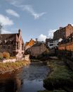 Dean Village in Edinburgh, Scotland 