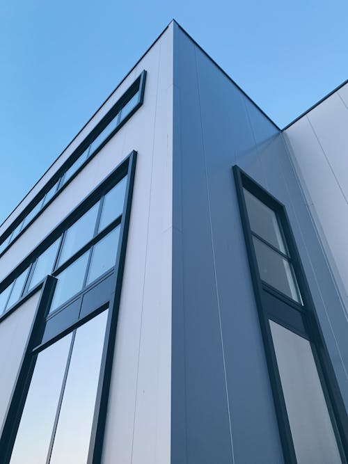 Low Angle Shot of a Modern Building