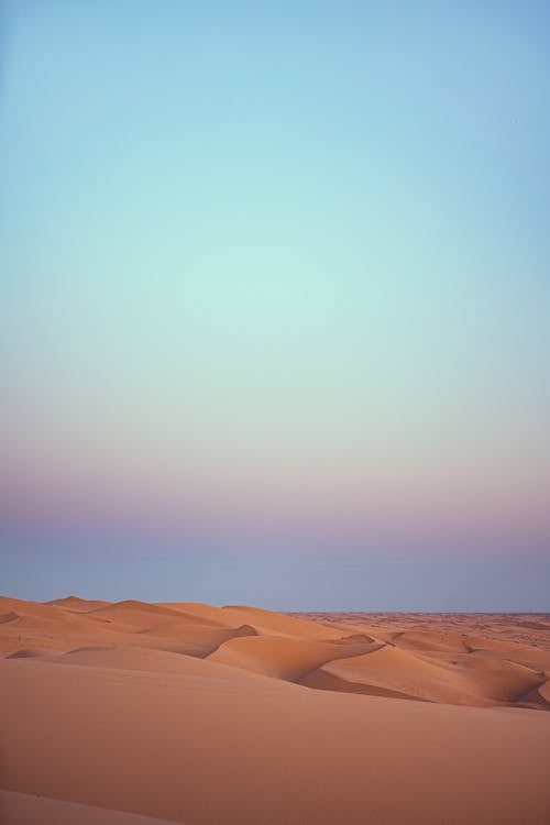 Základová fotografie zdarma na téma duny, krajina, pastelové slunce